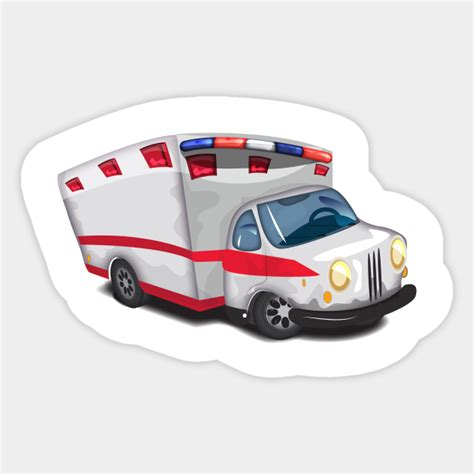 Ambulance - Ambulance - Sticker | TeePublic