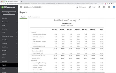 Quickbooks Dcaa Compliant Chart Of Accounts