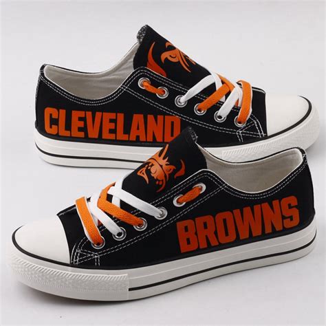 Cleveland Browns Low Top Shoes Shoes for NFL fans Football | Etsy