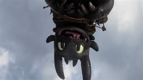 Toothless in Action - How to Train Your Dragon 2 HD Wallpaper