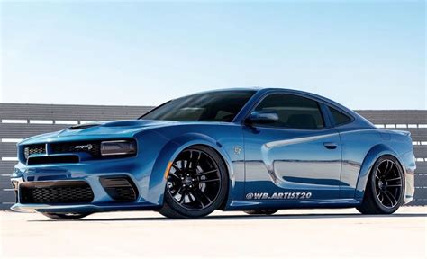 Widebody Dodge Charger Hellcat Reimagined With Two Doors, '60s Styling ...