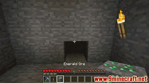 Emerald Ore - Wiki Guide - 9Minecraft.Net