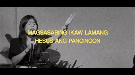 Kabanal-banalang Diyos | Tagalog Worship Cover (Lyric Video) - YouTube