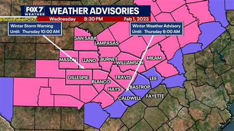 Central Texas weather: Winter Storm Warning extended through Thursday ...