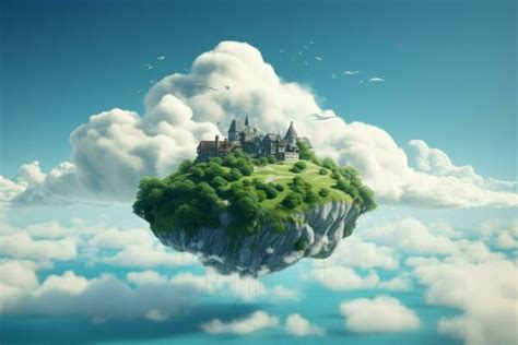 Fantasy Floating Island Stock Photos, Images and Backgrounds for Free ...