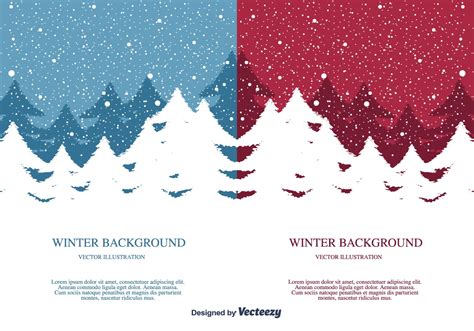 Winter Vector Background 129757 Vector Art at Vecteezy