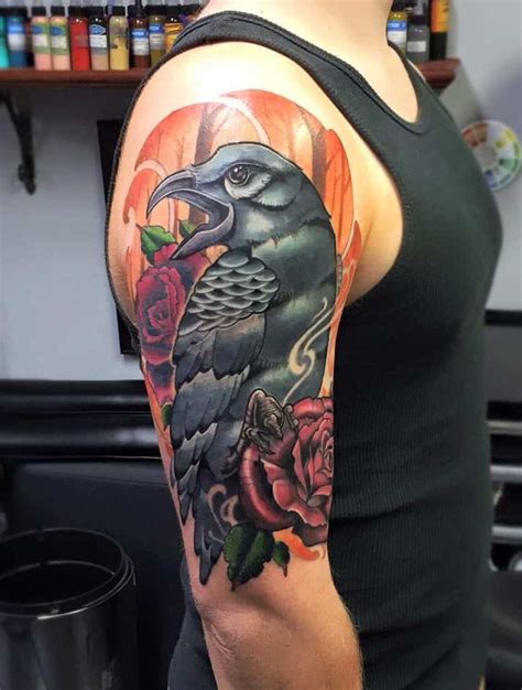 100 Inspirational Raven & Crow Tattoo Ideas - Ultimate Guide