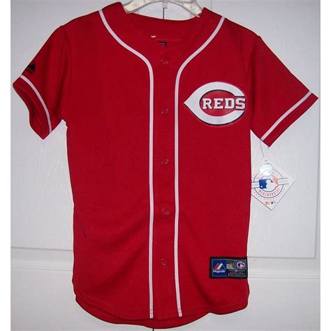 Cincinnati Reds Boys Majestic MLB Baseball jersey RED - Hockey Jersey Outlet