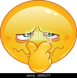 bad funny smiley emoticon face expression vector illustration gradient style icon Stock Vector ...