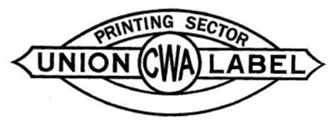 PRINTING SECTOR UNION CWA LABEL Trademark of Printing, Publishing and ...