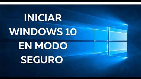 Iniciar Windows 10 En Modo Seguro 2022 - Riset