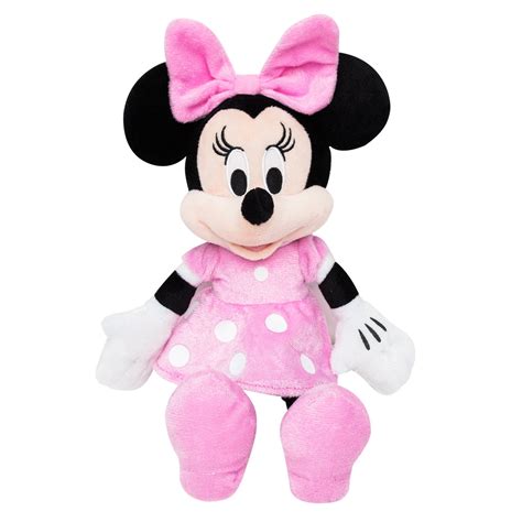 Disney 11" Pink Minnie Mouse Beanbag Plush Stuffed Doll - Walmart.com