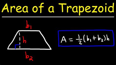 Area of a Trapezoid - YouTube