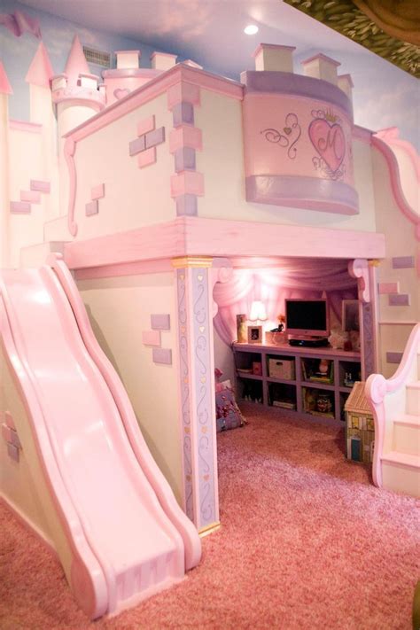 Wonderful Fairy Tale Bedroom Ideas For Little Girls 16 | Kids loft beds, Pink bedroom design ...