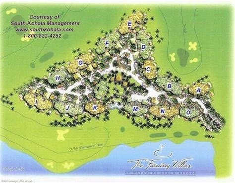 Fairway Villas at Waikoloa Check-In Directions & Maps | Fairway villa, Villa, Map