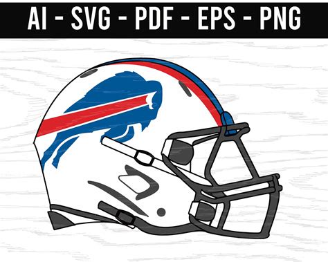 Buffalo Bills Helmet SVG png ai eps pdf NFL sports Logo | Etsy