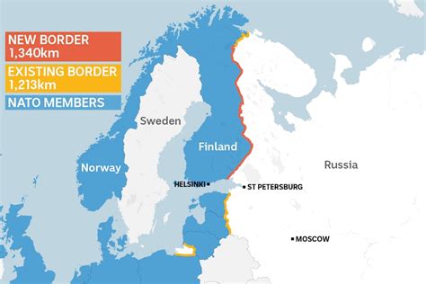 Finland's NATO membership doubles alliance's border with Russia in ...