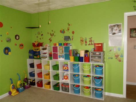 playroom Play Therapy Room, Daycare Ideas, Playroom, Shelving, Crafts, Home Decor, Shelves, Game ...