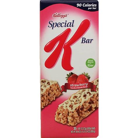 Kellogg's Special K Bar strawberry cereal bars, 35 .81-oz bars 28.4oz - Cereal, Bar - Breakfast ...