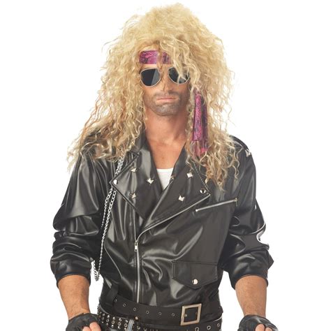 Heavy Metal Rocker Blonde Wig | Rocker costume, Star costume, California costumes