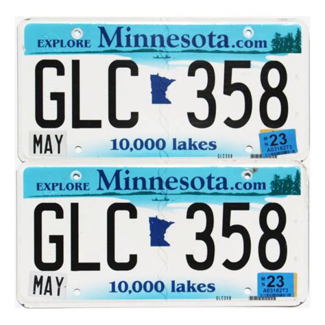 2023 Minnesota Pair #GLC358 | Collectible License Plates