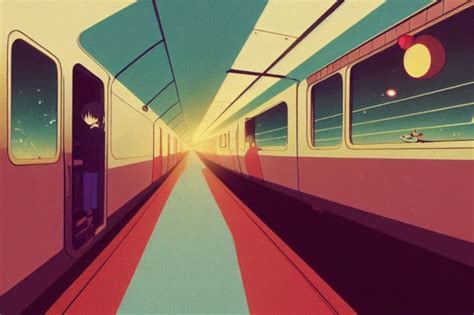 A surreal painting of The MTA Subway System in New | Midjourney | OpenArt