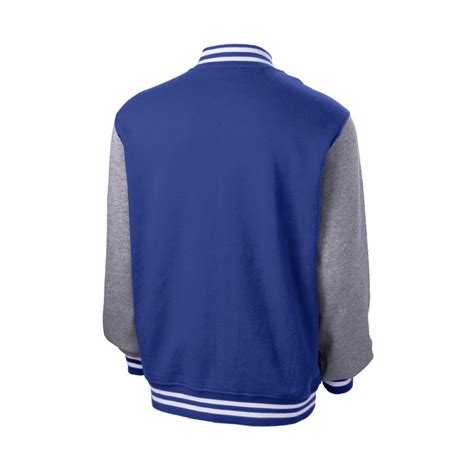 4imprint.com: Letterman Fleece Sweatshirt Jacket - Men's 121918-M