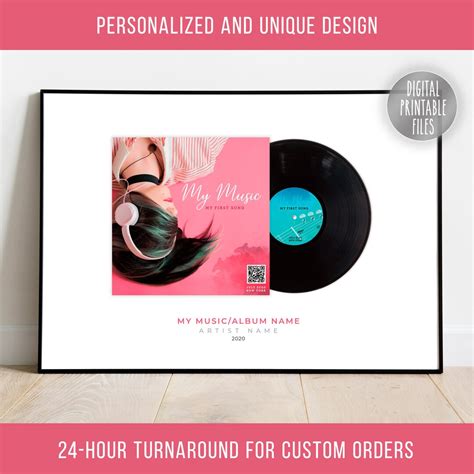 Your Music LP Album Cover and Record Photo Poster Printable - Etsy