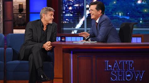 George Clooney Admits He's Amal's Trophy Husband in Colbert's 'Late ...