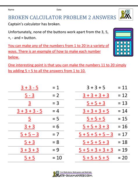 3rd Grade Math Problems