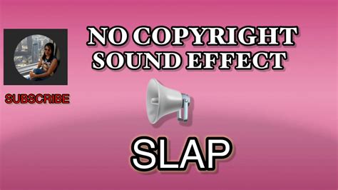 Slap Sound Effect - No Copyright | download in the description - YouTube