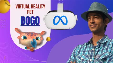 How to Pet a cute creature in Virtual Reality on Meta Quest 2 | BOGO VR ...