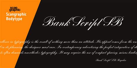 Bank Script SB™ Download Font - HighFonts.com