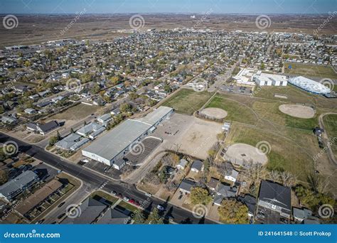 Aerial View of Martensville in Central Saskatchewan Stock Photo - Image of building, view: 241641548