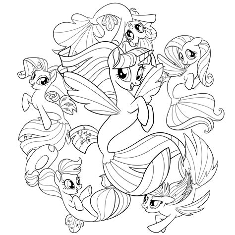 My Little Pony Friendship is Magic Coloring Pages - Best Coloring Pages ...