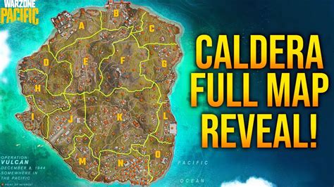 WARZONE: CALDERA TRAILER AND LOCATIONS REVEALED! (Full Map Overview ...