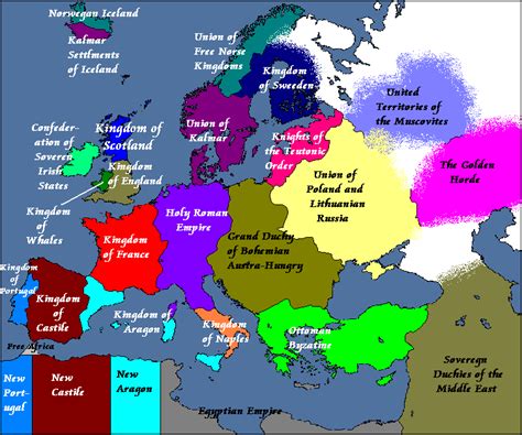 Europe 1400 Map Secretmuseum - vrogue.co
