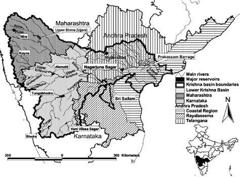 Layout of the Krishna river basin. | Download Scientific Diagram