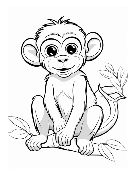 Free Printable Monkey Coloring Pages | Skip To My Lou