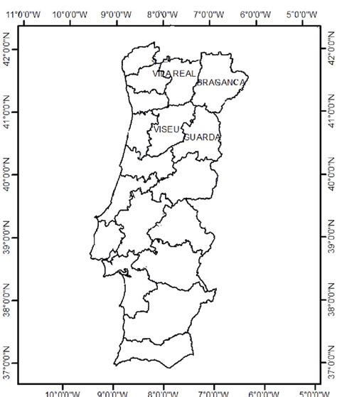 Printable Portugal Regions Map – Free download and print for you.