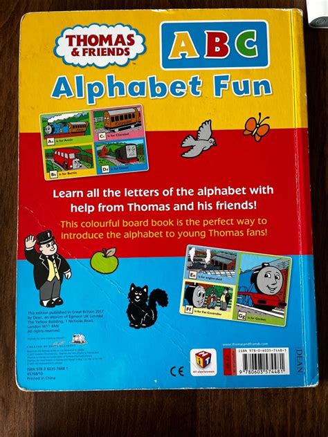 Thomas & Friends ABC Alphabet Fun, Hobbies & Toys, Books & Magazines, Children's Books on Carousell