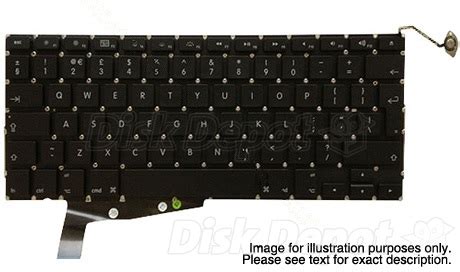 Apple MacBook 15 UniBody A1286 Keyboard - for Model Year 2008 - US ...