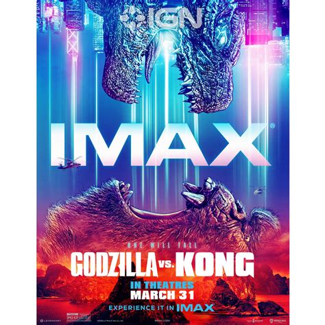 Desvelado en exclusiva el espectacular póster de Godzilla vs. Kong para IMAX