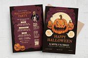 Halloween Pumpkin Flyer Template | Flyer Templates ~ Creative Market