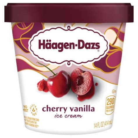 Häagen-Dazs Cherry Vanilla Ice Cream, 14 fl oz - Fry’s Food Stores