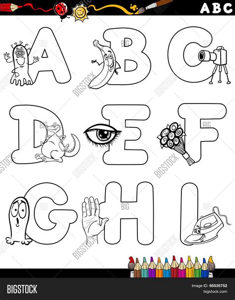 Cartoon Alphabet Vector & Photo (Free Trial) | Bigstock