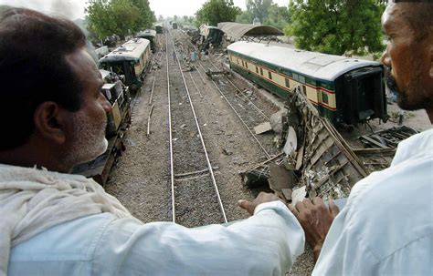 Pakistan train crash: Officials say at least 38 people killed