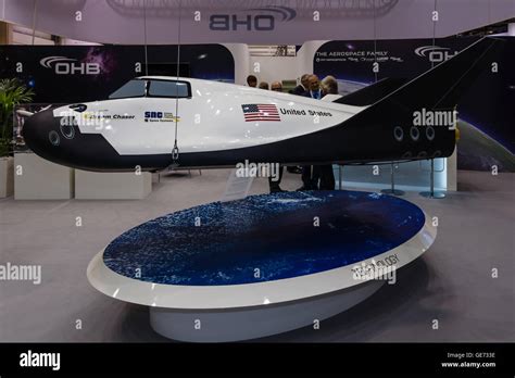 The model Dream Chaser Cargo System, developed by Sierra Nevada ...