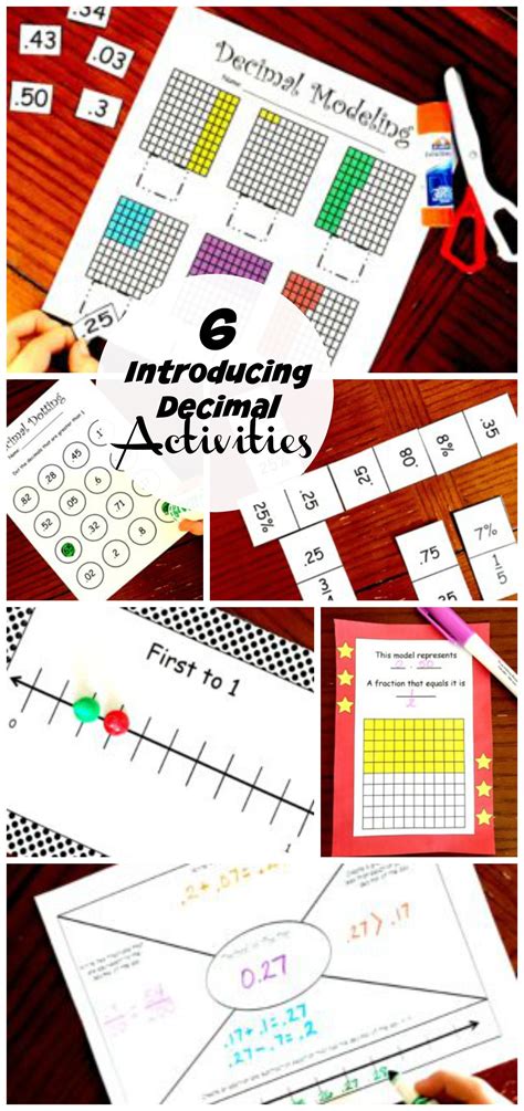 This bundle has 6 decimal activities that help children understand ...