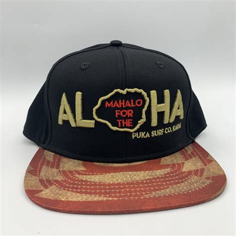 Puka Surf Co. Hawaii Ali’i - Mahalo Aloha Snapback - Alakoko Shop